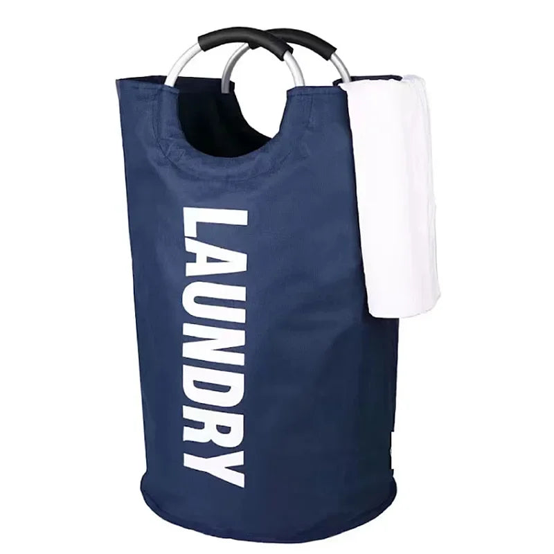 SVOZK® XXL Waterproof Laundry Basket (90L) – Foldable with Padded Handles