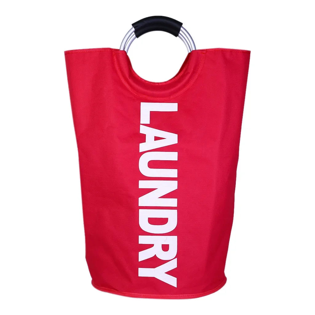 SVOZK® XXL Waterproof Laundry Basket (90L) – Foldable with Padded Handles