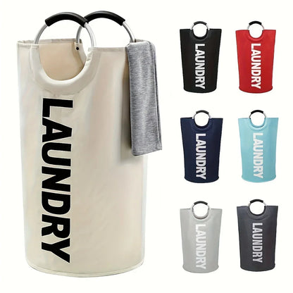 SVOZK® XXL Waterproof Laundry Basket (90L) – Foldable with Padded Handles