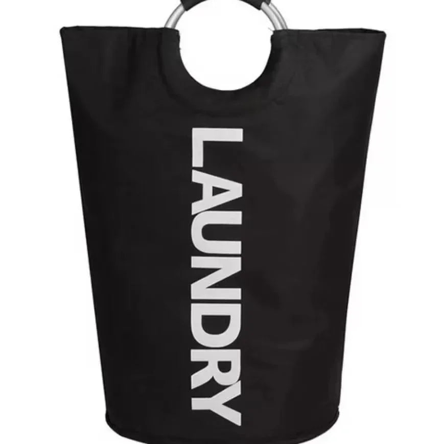 SVOZK® XXL Waterproof Laundry Basket (90L) – Foldable with Padded Handles